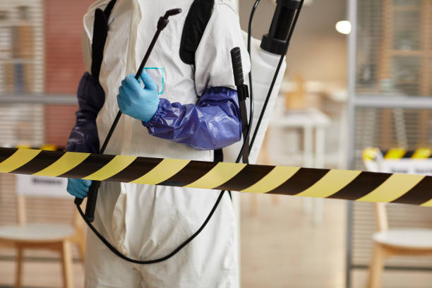 Professional Blood Cleanup technician working in Linwood, PA